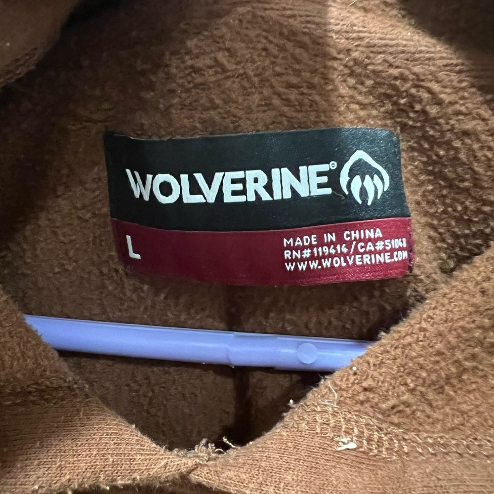 Wolverine Chestnut Brown Hoodie - Picture 2 of 6